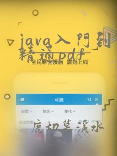 java入门到精通pdf