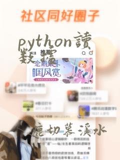 python读数据