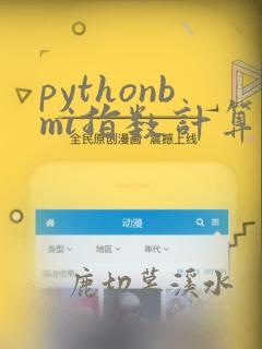 pythonbmi指数计算
