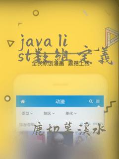 java list数组定义
