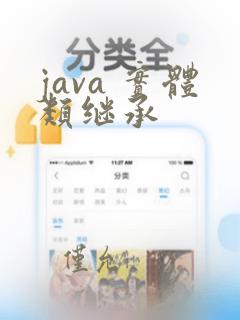 java 实体类继承