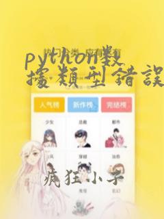 python数据类型错误