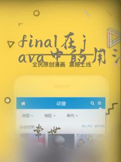 final在java中的用法