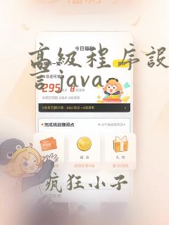 高级程序设计语言java