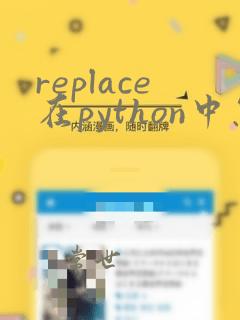 replace在python中怎么用