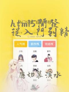 html5开发从入门到精通