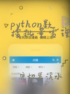 python数据批量处理