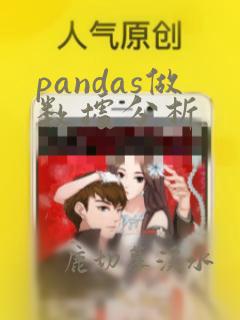 pandas做数据分析