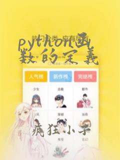 python函数的定义