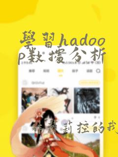 学习hadoop数据分析