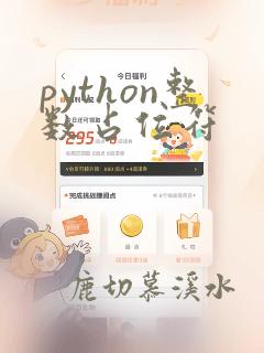 python整数占位符