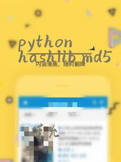 python hashlib md5