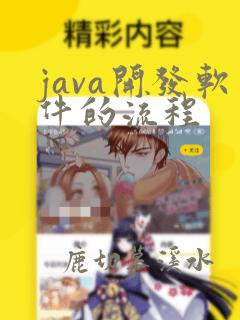 java开发软件的流程