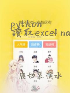 python 读取excel nan
