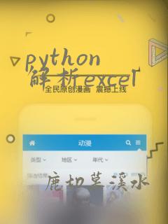 python 解析excel