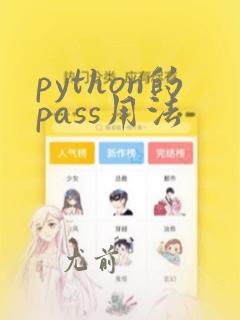 python的pass用法
