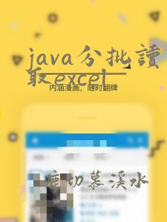 java分批读取excel