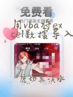 用vba将excel数据导入word