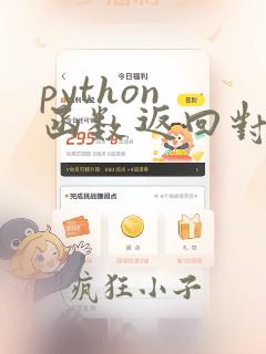 python 函数返回对象类型
