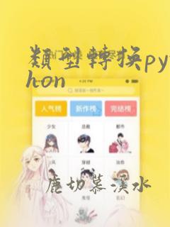 类型转换python