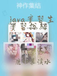 java实习生实习总结