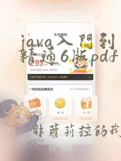 java入门到精通6版pdf
