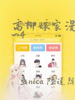 高柳嫁家漫画1~4：结局+番外