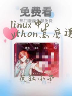 linux中python怎么退出