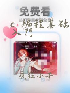 c  编程基础入门