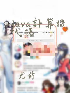 java计算机代码