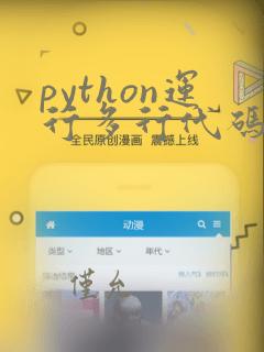 python运行多行代码