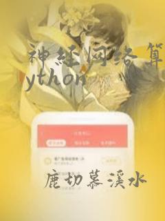 神经网络算法python