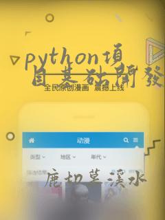 python项目基础开发