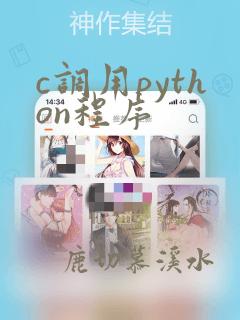 c调用python程序