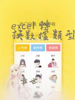 excel 转换数据类型