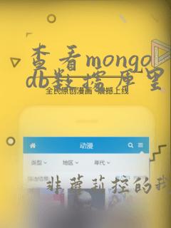 查看mongodb数据库里的数据