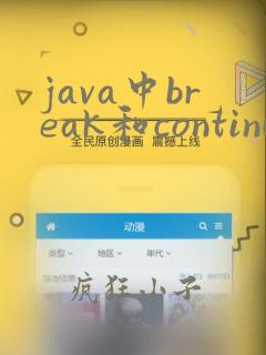 java中break和continue的区别