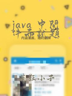 java 中间件面试题