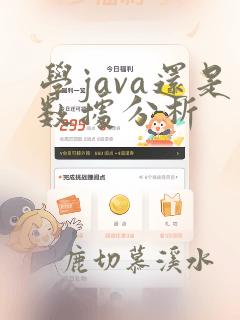 学java还是数据分析