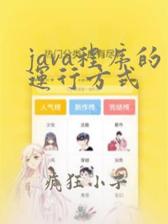 java程序的运行方式