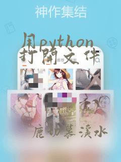 用python打开文件