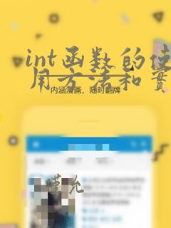 int函数的使用方法和实例