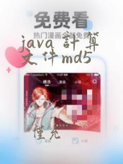 java 计算文件md5