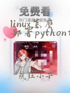 linux怎么部署python项目
