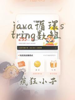 java循环string数组