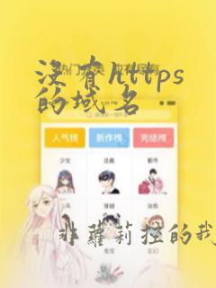 没有https的域名