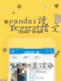 pandas读取excel指定行列