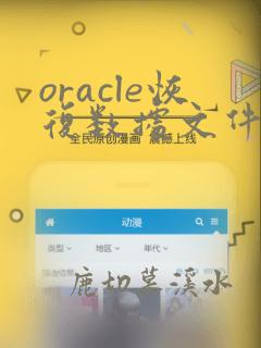 oracle恢复数据文件