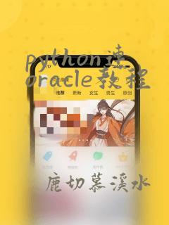 python连oracle教程