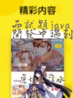 面试题java开发中遇到的难点